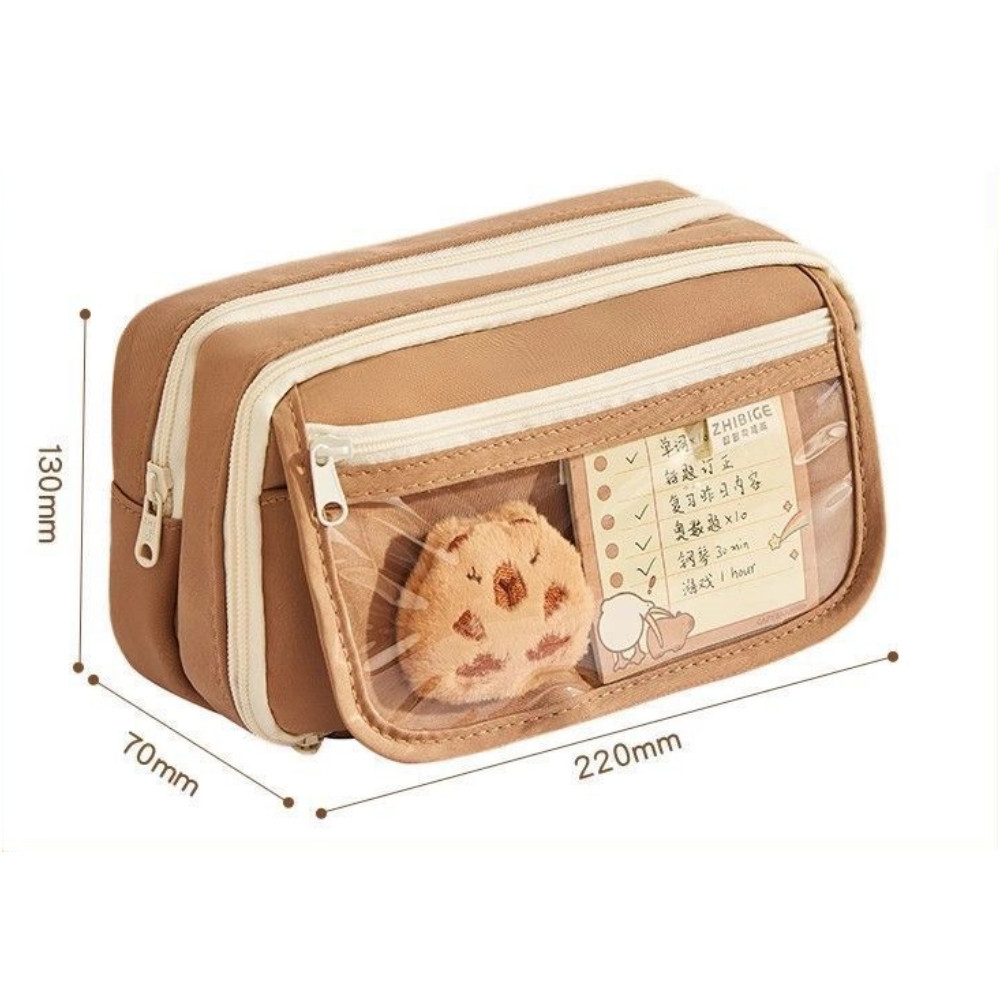 

JH8 TEMPAT PENSIL KOREA MULTI SEKAT UKURAN JUMBO