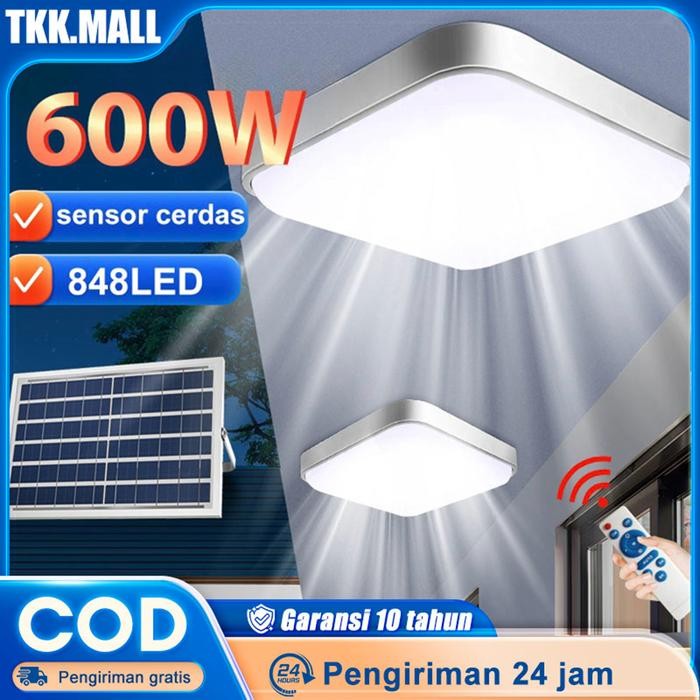 Lampu Tenaga Surya Lampu Taman Surya Plafon Rumah Lampu Langitlangit LED Surya Outdoor Lampu Panel