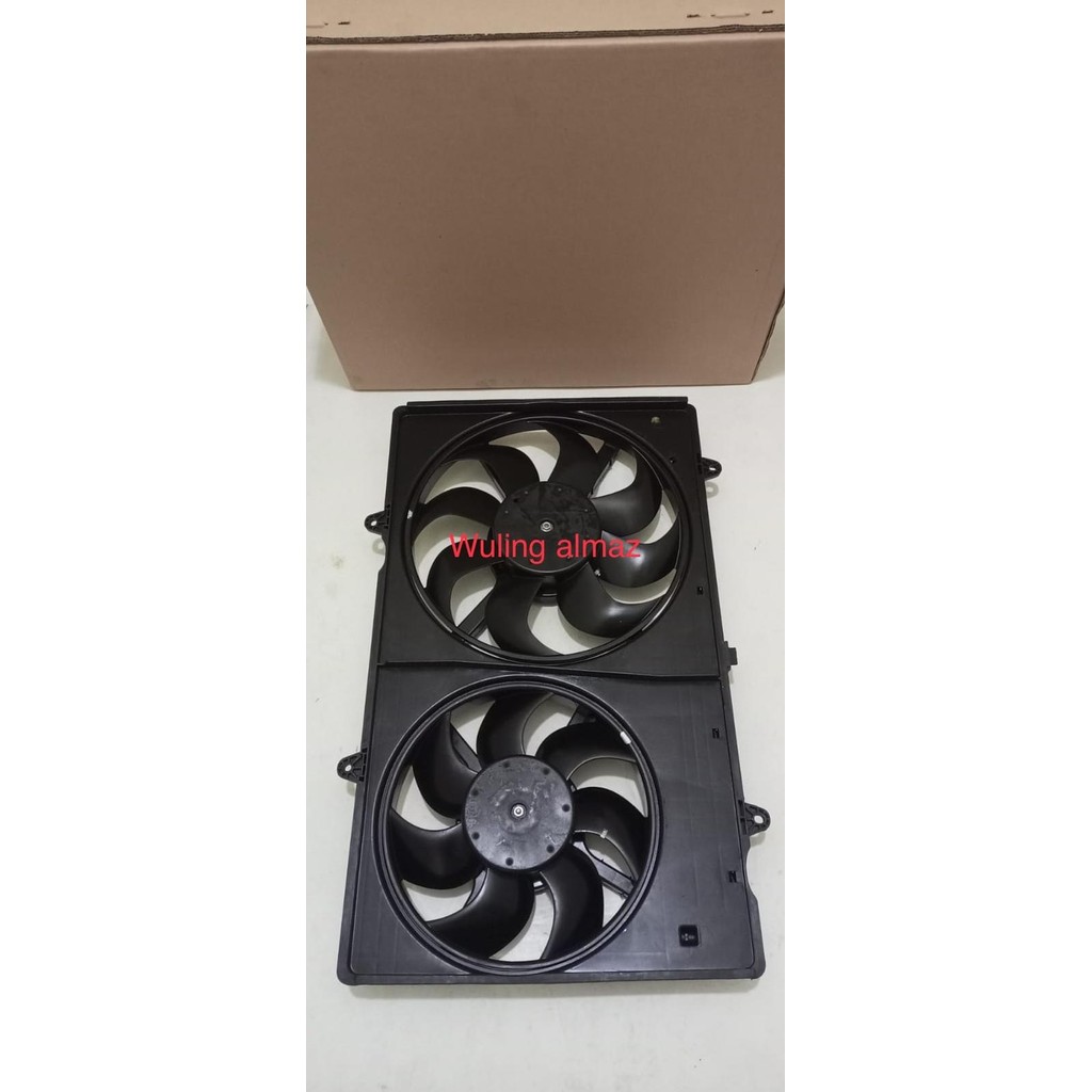 Laris Motor Fan Extra Fan Kipas Radiator Komplit Shouroud Fan Wuling Almaz