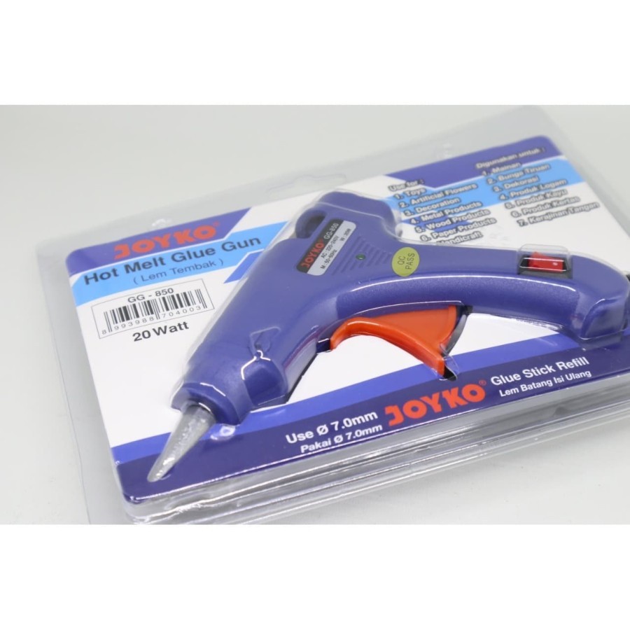 

JH8 Glue Gun JOYKO GG-850 / Lem Tembak 20 Watt Hot Melt Glue GG850