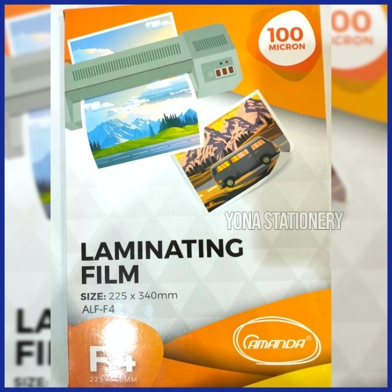 

JH8 Plastik Laminating Film F4 & A4 Amanda 100 mikron