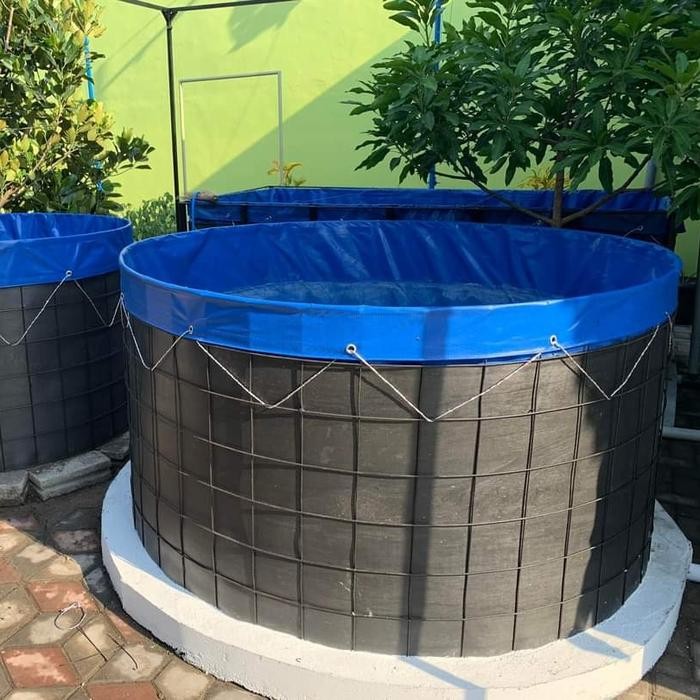 Pawfect Grooming Kolam Terpal Bulat Orchid Diameter 2 Meter Tinggi 1,2 Meter