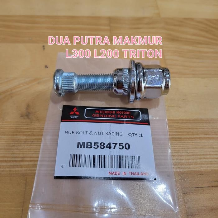 Baut Roda Mur Racing L300 Disel L200 Triton Pajero Sport Mb584750 Kode 016