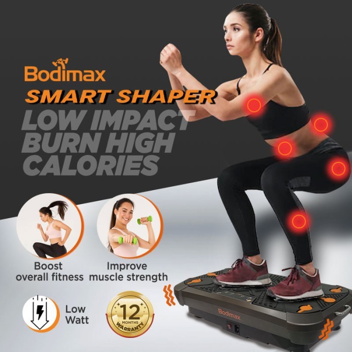 (Expert) BODIMAX SMART SHAPER - Slim Vibration Machine / Massager trainer plate
