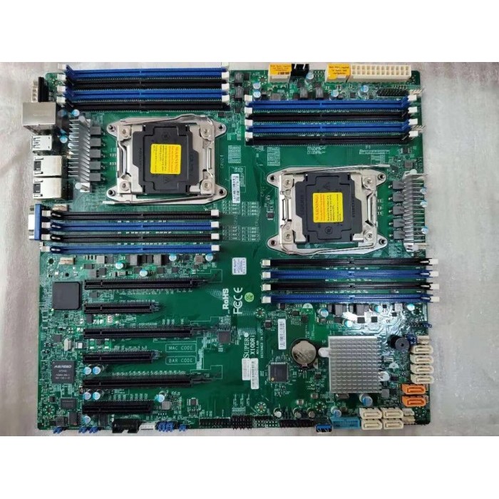 Supermic x10dri Intel c612 E-ATX Dual lga2011-3 Motherboard System
