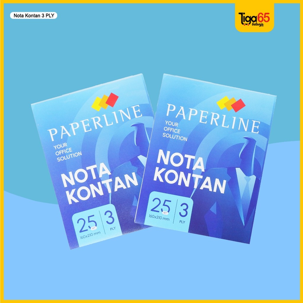 

Buku Nota Kontan B3 Ncr Paperline / Nota Besar 3 Ply / Nota Kontan 3Ply