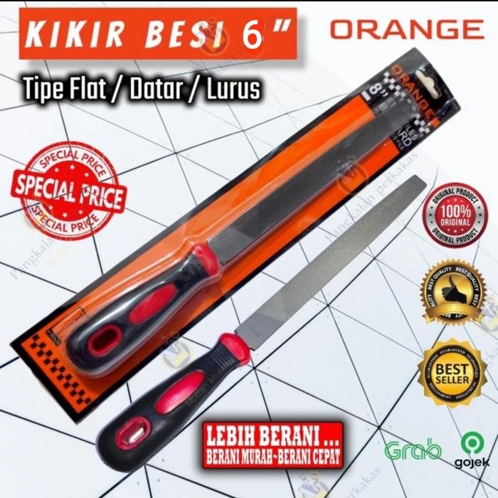 Fixco- KIKIR BESI FLAT / KIKIR BESI LURUS / KIKIR DATAR 6 INCI