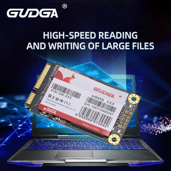 GUDGA Msata SSD Disk Solid Drive 1TB 2TB 4TB Mini Sata Hdd Internal