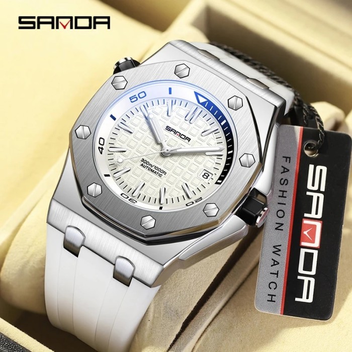 Fashion Sanda 2022 New Top Brand Royal Casual Men Watches Big Dial