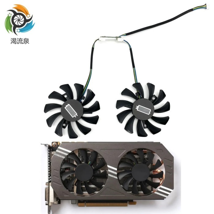 GA81S2U 75MM GTX970 Cooler Fan Replacement For ZOTAC GeForce GTX 970
