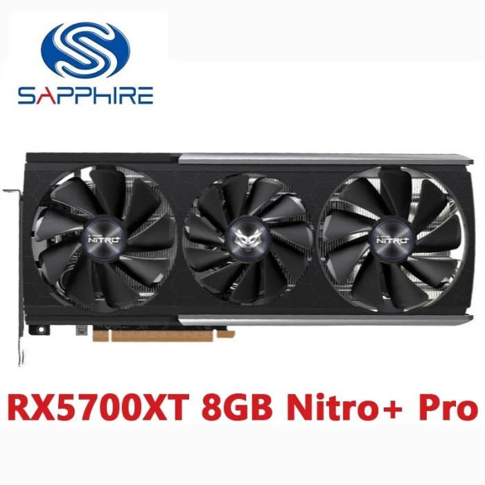 Sapphire Radeon RX 5700 XT 8G D6 Nitro+ Pro Video Cards For AMD