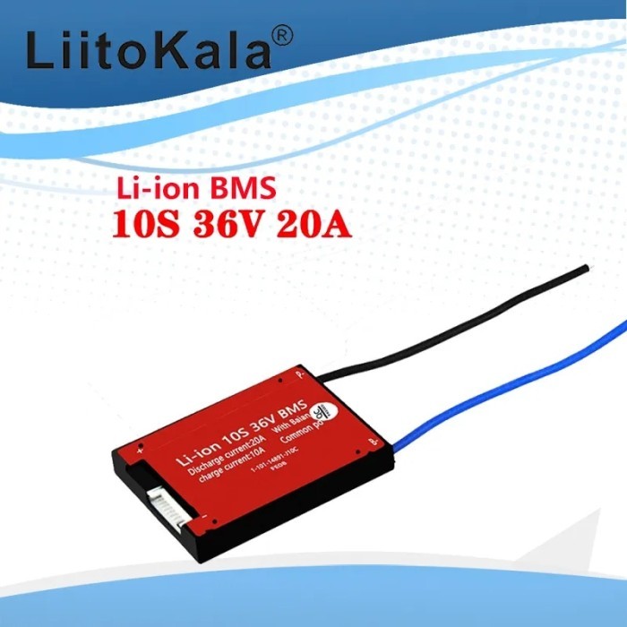 LiitoKala Li-ion Battery Pack 10S 36V 20A BMS Used For Continuous