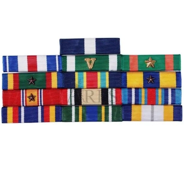 US Navy Military Medal Ribbon Men Sea Uniform Qualification Officer