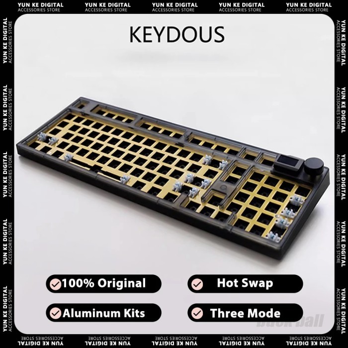 Keydous NJ98 Mechanical Keyboard 98 Keys Kit Multifunctional Knob