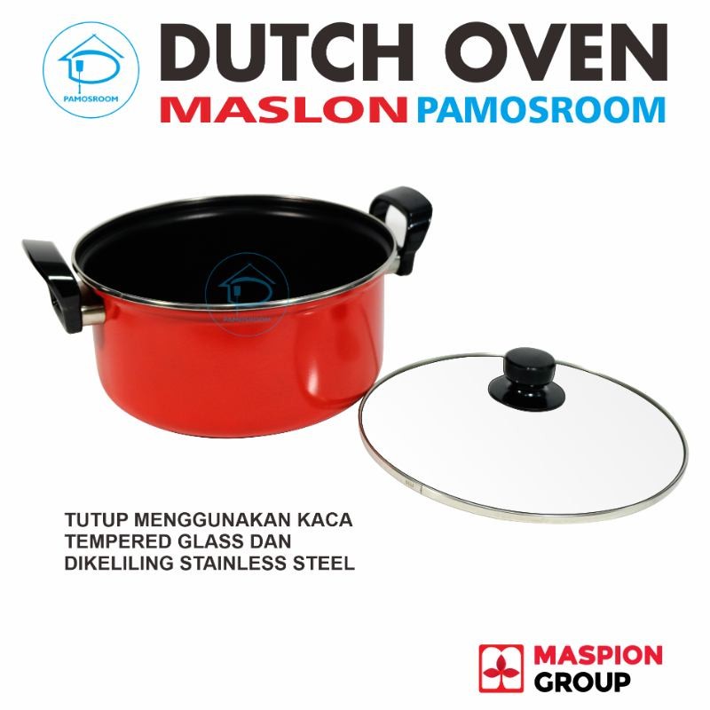 Maspion Dutch Oven Panci [22 Cm] Best Seller