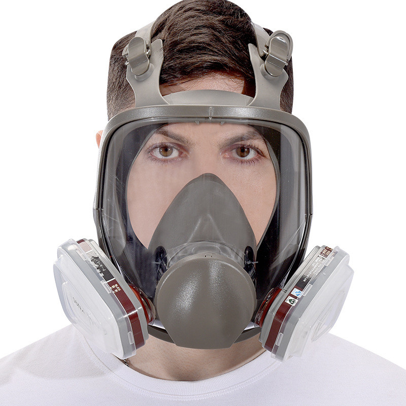 6800 Gas Mask Full Face Large Size Respirator Reusable Full Face Respirator Gas Paint Sprayer