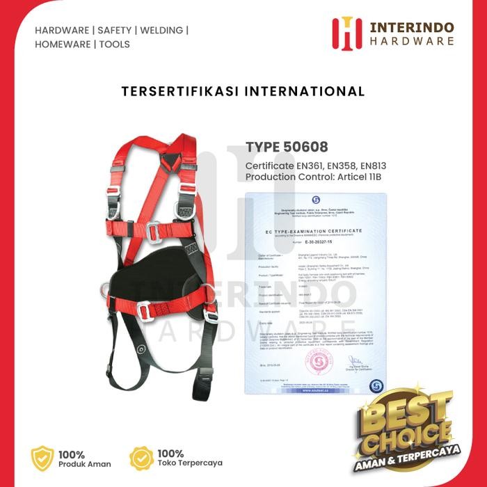 New Full Body Harness Safety Belt Astabil 50608 - Asli