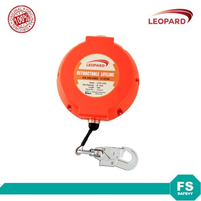 New Retractable Lifeline 15M Fall Arrester Safety Belt Body Harness - Asli