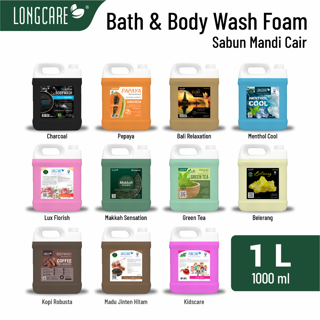 Sabun Mandi Cair MENTHOL LUX BALI 1 LITER