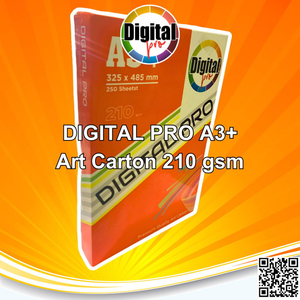 

PRO Gloss Kertas Art Paper Carton 260Gsm, 210Gsm, 230Gsm Ivory 250Gsm A3+ 250 Lembar- PACK