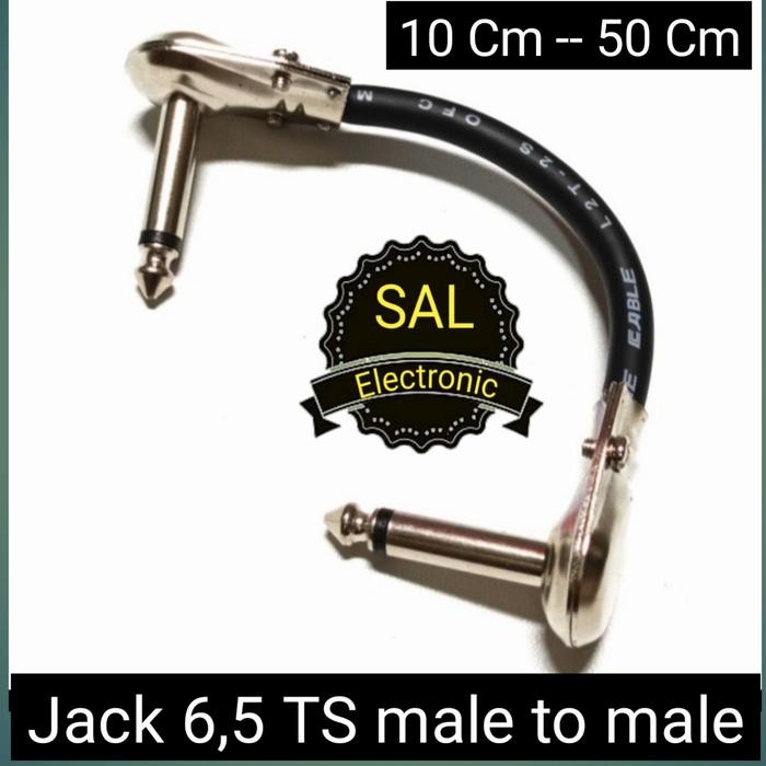 Ready- Kabel Jack Jumper Efek Gitar 10 Cm --50 Cm