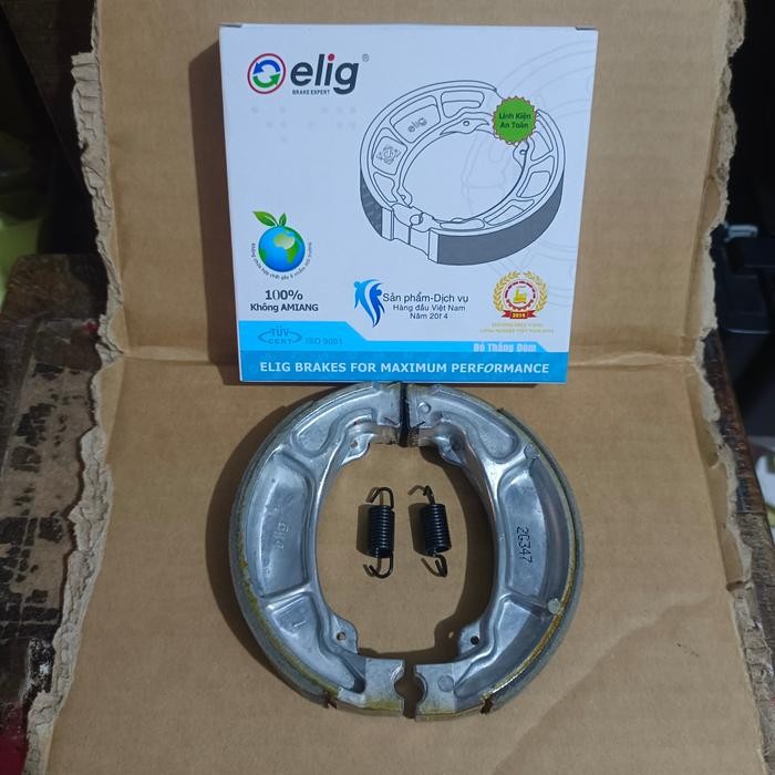 Kampas Rem Racing Belakang Elig Vario 125 150 Beat Genio Scoopy Elig