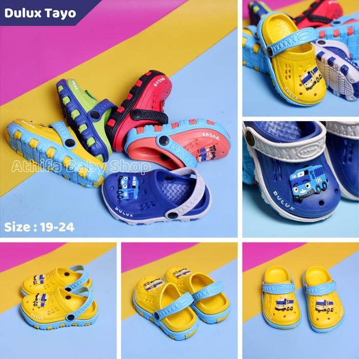 SANDAL ANAK BAIM LAKI SENDAL SLOP BAYI BALITA TAYO 6 BULAN 2 3 4 TAHUN
