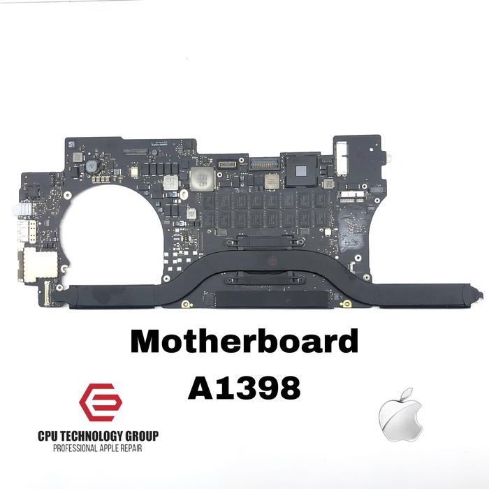 MOTHERBOARD MACBOOK A1398 MESIN 2012&2015 8&16GB LOGICBOARD