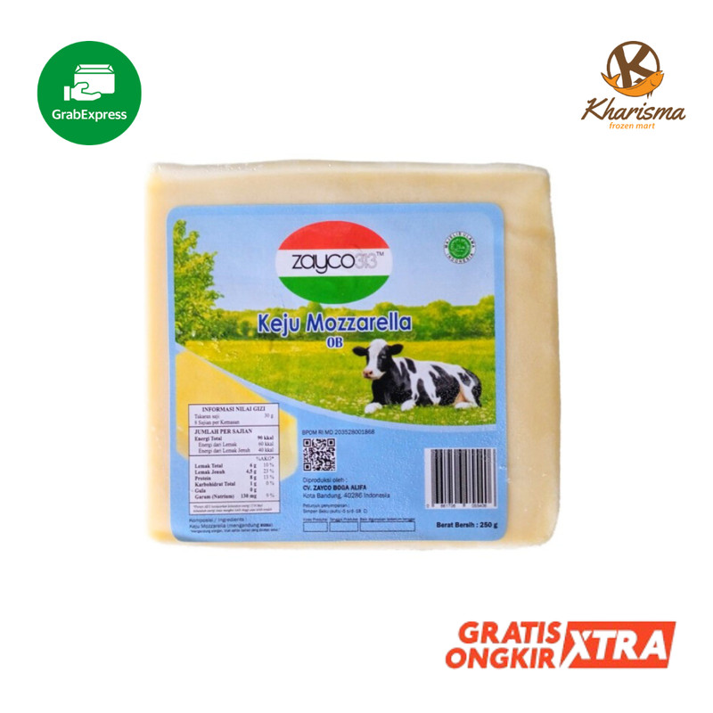 

Zayco Keju Mozzarella 250g