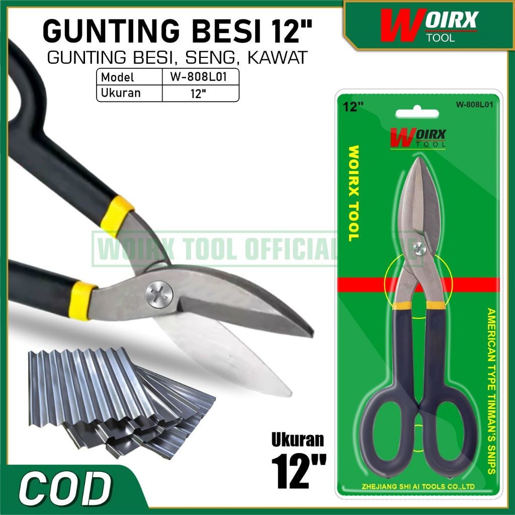 

WOIRX TOOL Gunting Seng Gunting Besi Gunting Kawat 12 inch 12