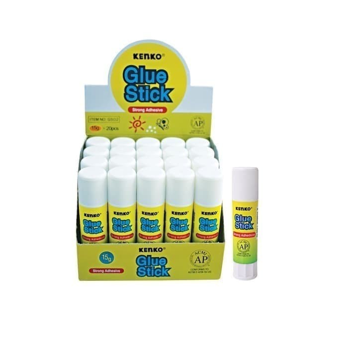 

Glue Stick Kenko / Lem Kertas 15 gr - 1 box isi 20 pcs