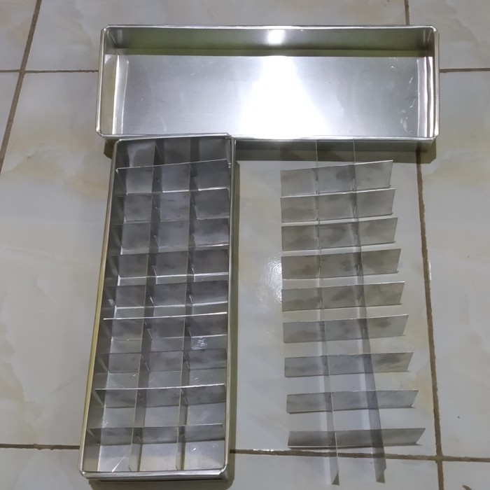 [Expert] loyang kue 10x30 / loyang brownies sekat 30x10 / loyang sekat 10x30