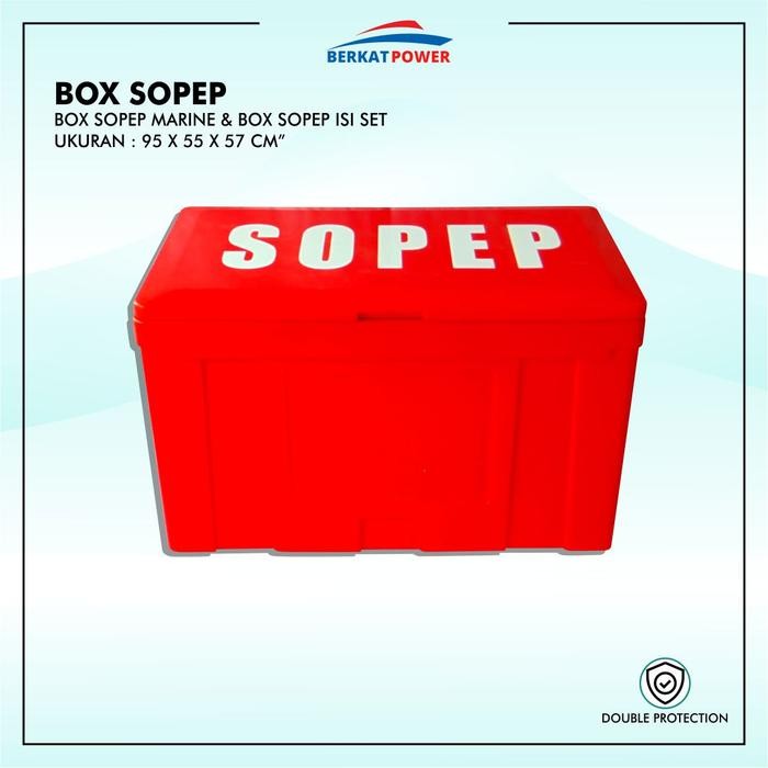 PREMIUM Box Sopep Ship Oil Pollution Emergency Plan Merah Kapal Tanpa Isi