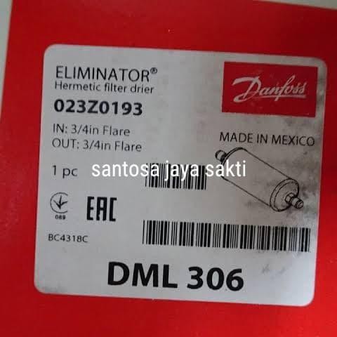 PREMIUM Filter Drier Danfoss DML 306