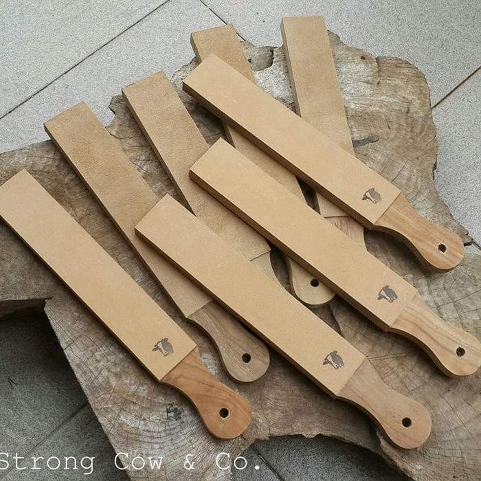 PREMIUM Stropping Kulit / Leather Strop /Asahan Pisau / Golok Sembelih