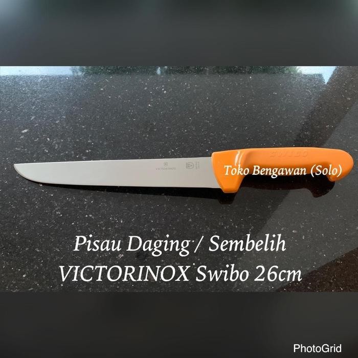 PREMIUM Pisau Daging / Sembelih VICTORINOX Swibo 26 cm 5.8431.26