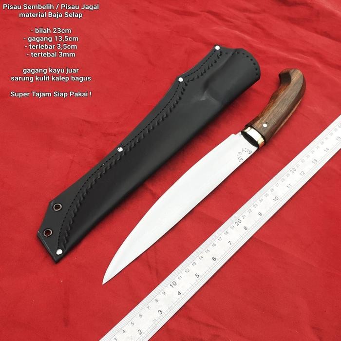 PREMIUM pisau sembelih /pisau jagal baja selap