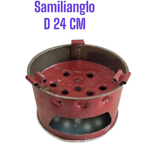 PREMIUM Anglo Besar Diameter 24 cm/tungku arang/anglo arang