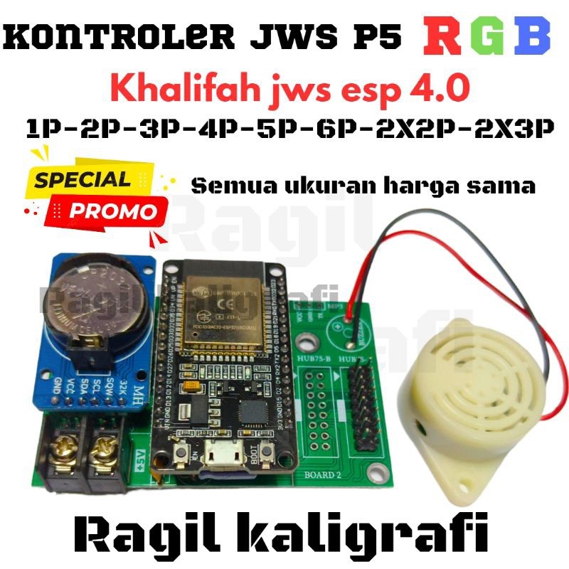 KirimLgSg-Kontroler jws P5 RGB - kontroler jws panel P5 RGB - kontroler jam sholat digital running t