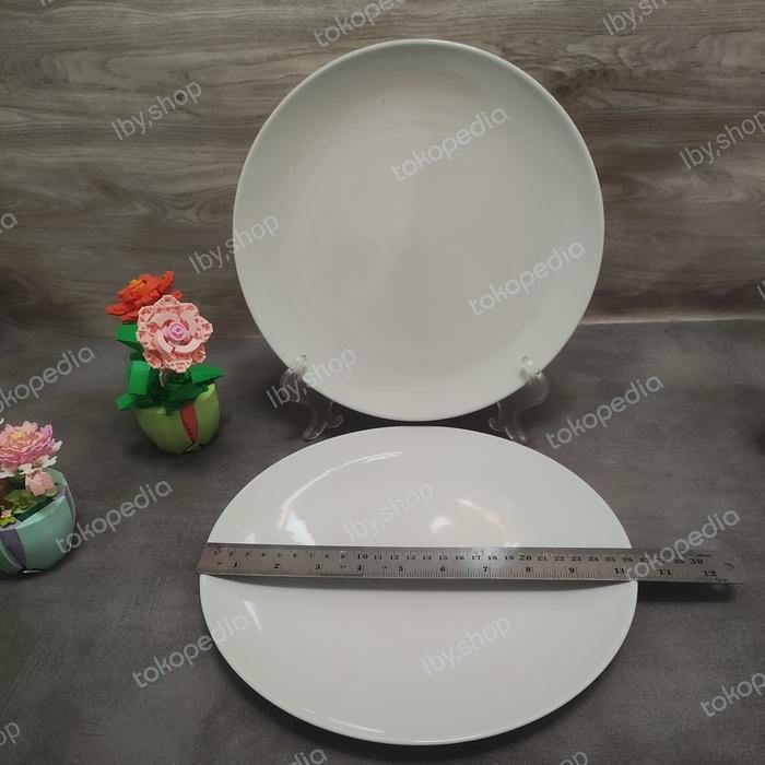 Dinner Set Kerak Putih 16 Pcs