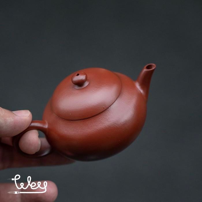 Teko Teh Flat Pear Style 80Ml Yixing Teapot Zhuni Clay Tea Pot Yinen