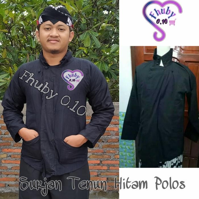 Surjan Tenun Hitam / Surjan Hitam / Baju Adat Nusantara