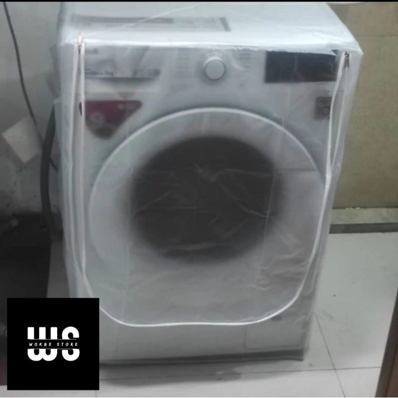 COVER SARUNG MESIN CUCI BUKAAN DEPAN 1 TABUNG FRONT LOADING