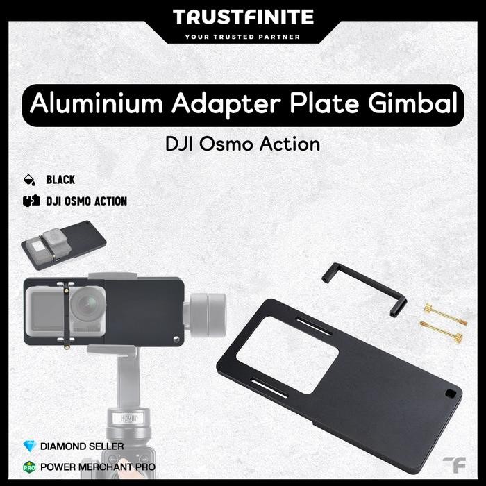 Adapter Mount Plate DJI Osmo Action GoPro Yi Brica for Osmo Zhiyun Moz