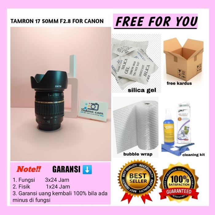 lensa tamron 17 50mm f2.8 for canon