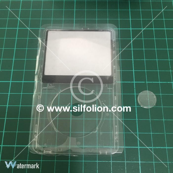 Front Case iPod Video 5 5.5 th Gen Classic Clear Transparent Button