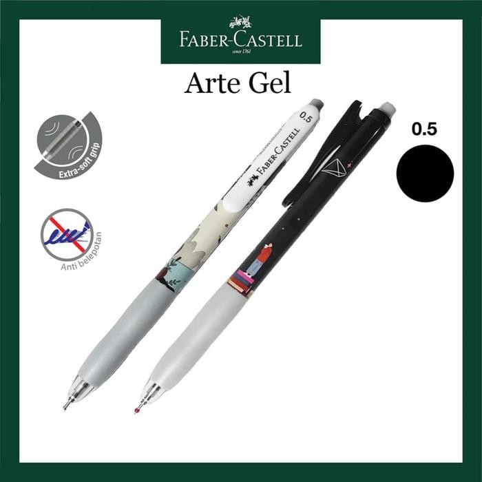 

Ready JT Pulpen Arte Gel Pen Faber Castell 0.5 MM Black Ink (1 PCS)