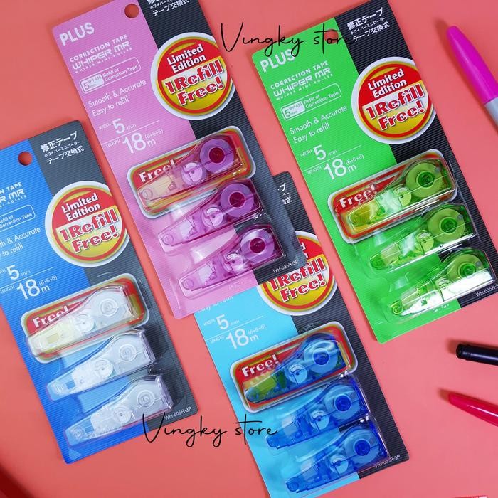 

Ready JT Refill Tipex Plus WH-635 / WH-605 isi 3pc