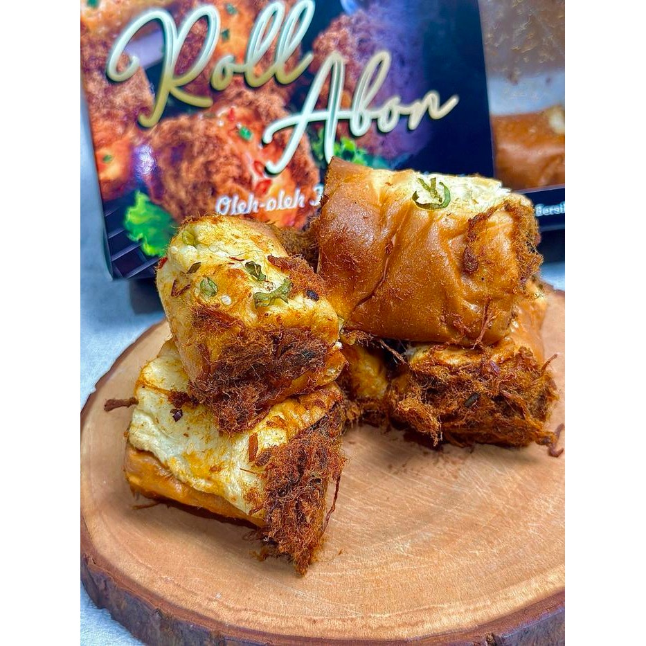 

Caraka.store1 Roti Roll Abon Original Boemirasa - Rasa Asin Gurih Food Camilan Dessert