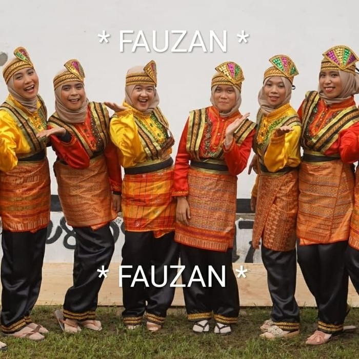 Baju adat aceh dewasa // Pakaian adat aceh tari saman